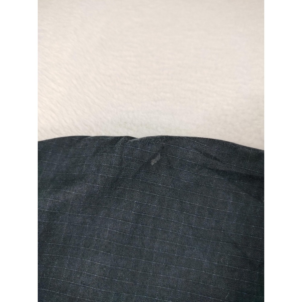 Carhartt Jacket Mens 3XL Black Canvas Shirt Jac Flannel Lined Workwear Ripstop - Picture 11 of 16